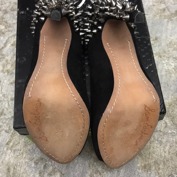 Sam Edelman black suede pumps - Picture 4 of 4